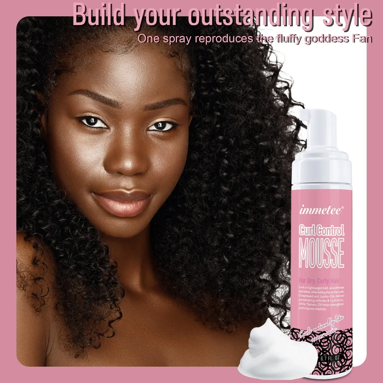 Hair Styling Mousses Styling Products Curly Hair Mousse Curl Protection and Anti-frizz Moisturize Nourish Products