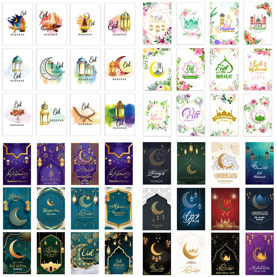 Carta Bianca Di Eid Al Adha Mubarak Biglietto Di Auguri Musulmano Con Gm1011287396 272506891