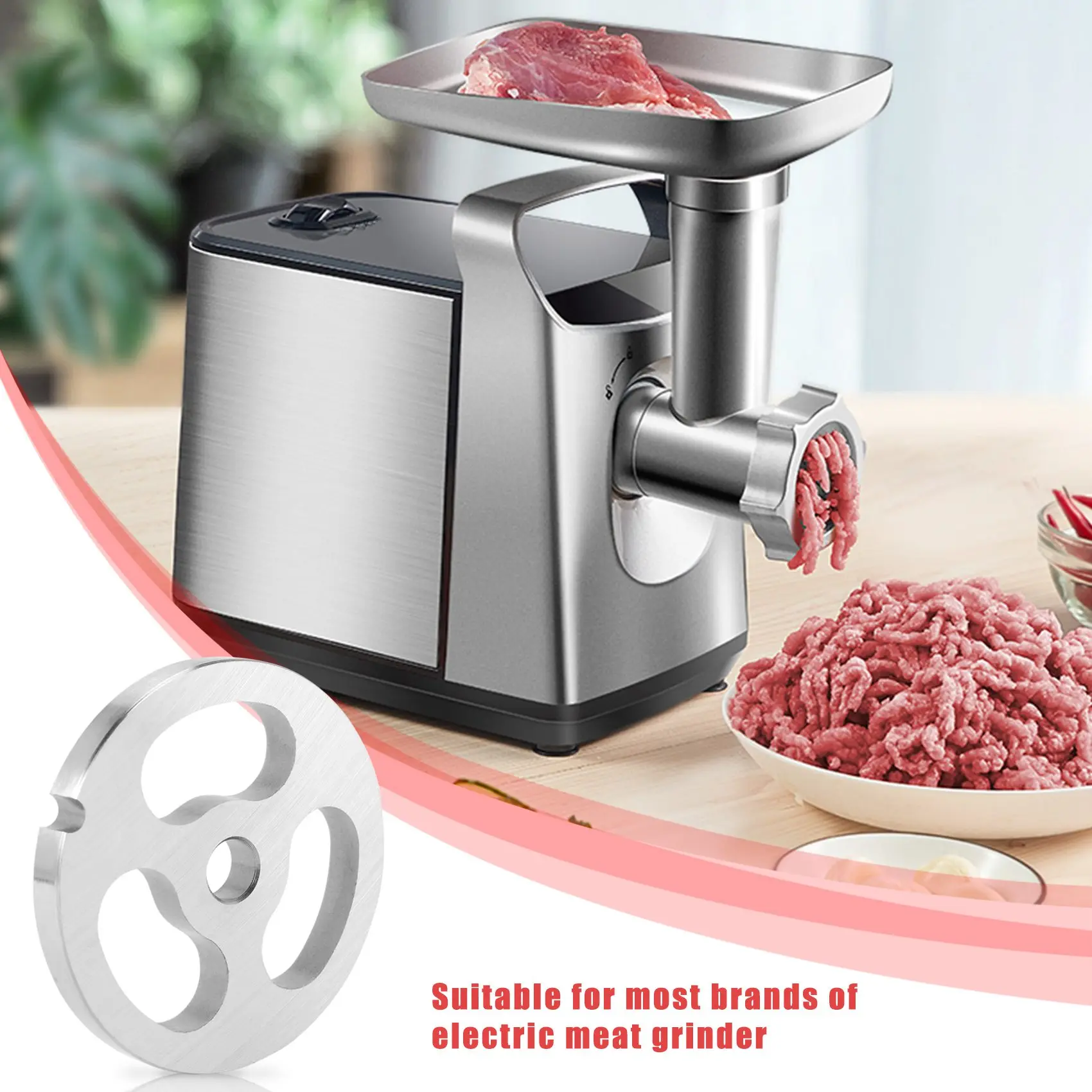 Stainless Steel Meat Grinder Plate Discs Blades Type 12 For Kitchenaid Mixer FGA Food Chopper Meat Grinders F