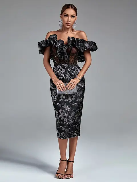 Bisiola Off Shoulder Mini Dress - Image 2