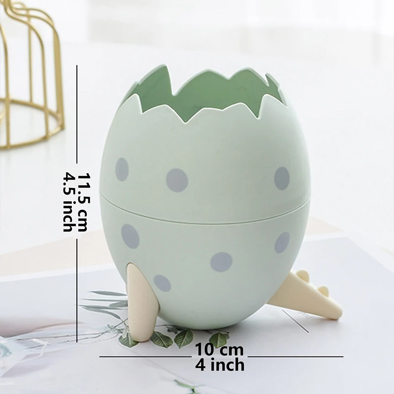 Cute Dinosaur Egg Detachable Pen Holder Organizer Pencil Pot Container Stationery Office Desktop Ornament Storage Box Kids Gift 6