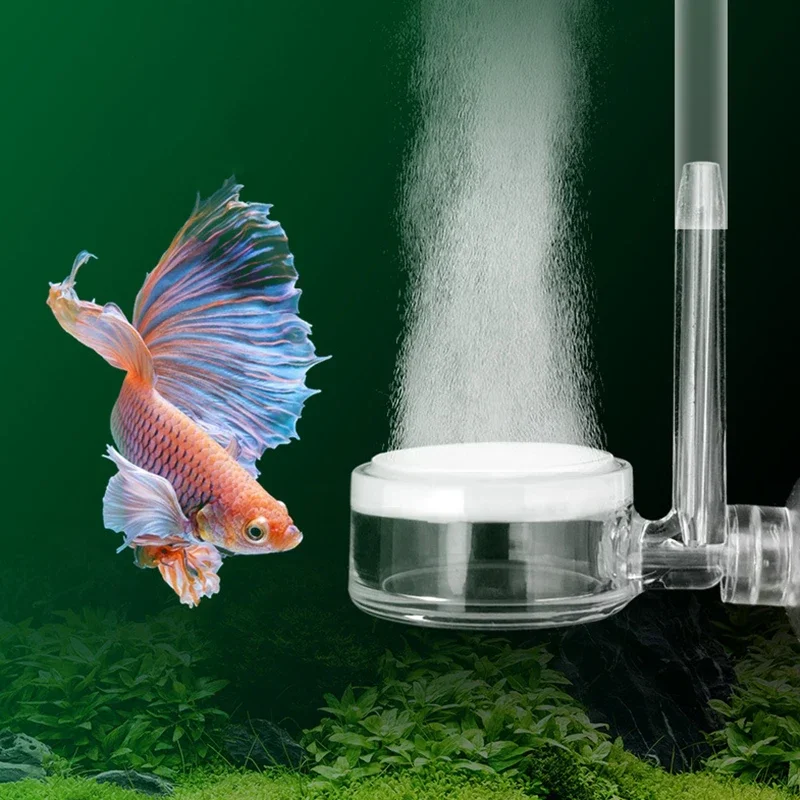Luftpumpe Sandstein Aquarium Sauerstoffpumpe Frischluftstein Nano Bubble Bar Aquarium Aquarium Belüfterpumpe mit Saugnapf – Detail 10
