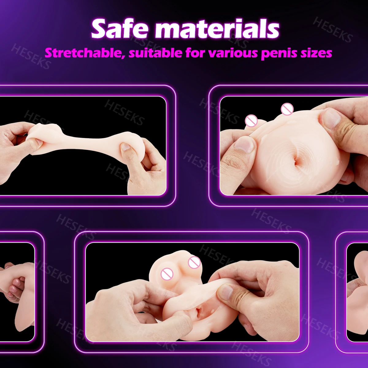 Adult Sex Products Sexy Breast Mini Doll Sex Toys For Men Realistic Male Masturbator Real Vagina Pocket Pussy male masturbator