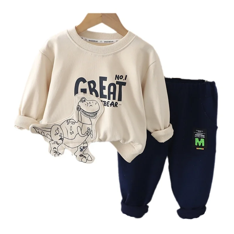 

New Autumn Baby Girl Clothes Kids Boys Clothing Children Fashion T-Shirt Pants 2Pcs/Set Toddler Casual Costume Infant Sportswear