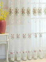 Gauze Curtain Living Room, Study, Bedroom, Gorgeous 2025 New 1PC European Embroidery Lace Embroidery Living Room Bedroom 2