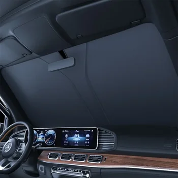 Copertura parasole per finestrino anteriore per auto, parasole, visiera per parabrezza, parabrezza pieghevole, protezione UV automatica, tenda, accessori per lo styling