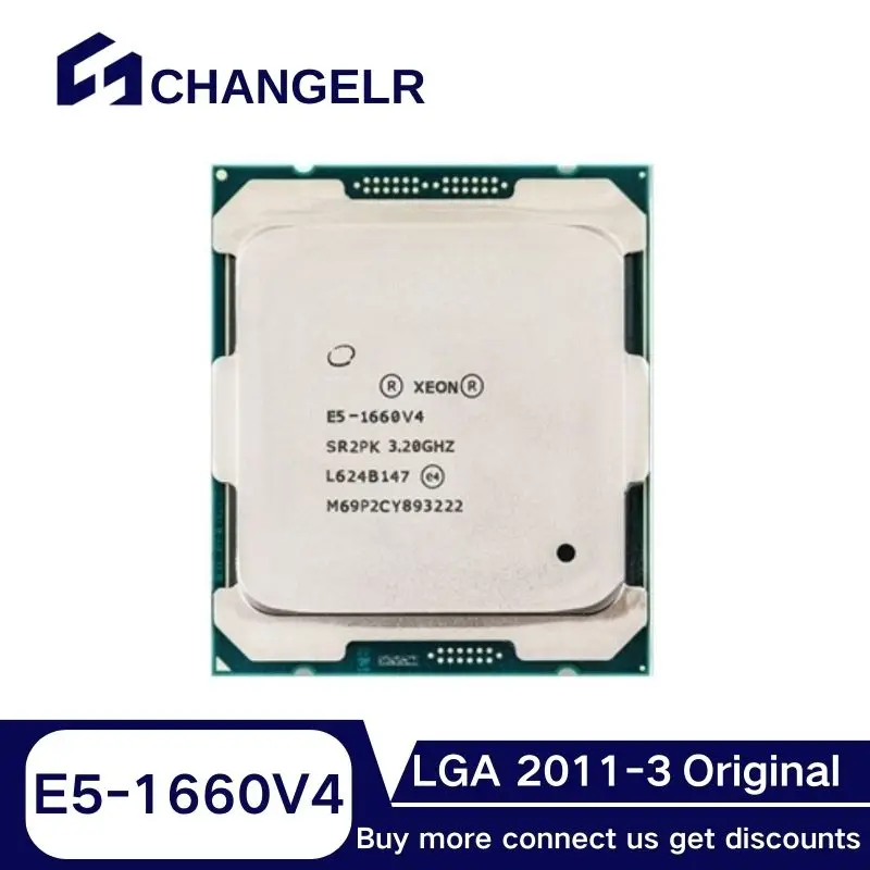 

Процессор Xeon E5-1660V4 SR2PK, 8 ядер, 16 потоков, Φ 20 нм, процессор E5