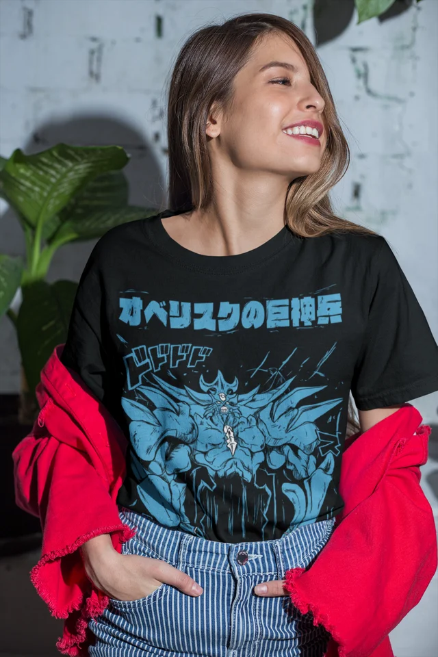 Obelisk T-Shirt The Tormentor Kaiba Yu Gi Oh Yu-Gi-Oh Black shirt
