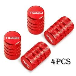 Premium Car Wheel Tire Valve Caps - Set of 4 Waterproof Airdust Covers (TIGGO - 9)