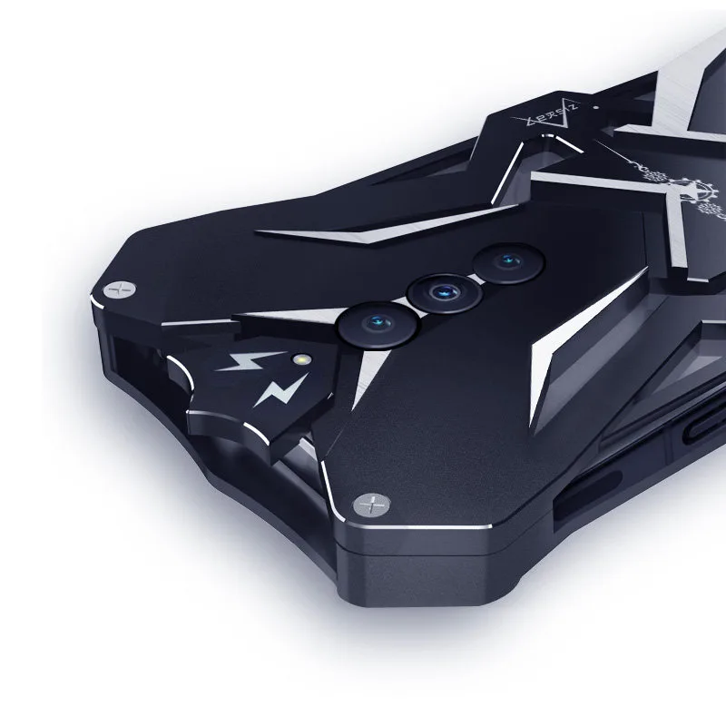 ZTE Nubia Red Magic 8 Pro Plus Case Heavy Duty Aluminum Metal Bumper Cover Hard Case for ZTE Nubia Red Magic 8 Pro Plus 5G