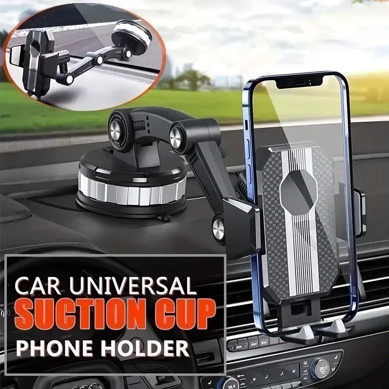 Car Phone Holder Car Phone Holder 360 Retractable Rotary Adjustment Universal Phone Bracket Fixed Shockproof Mobile Stand Big Support