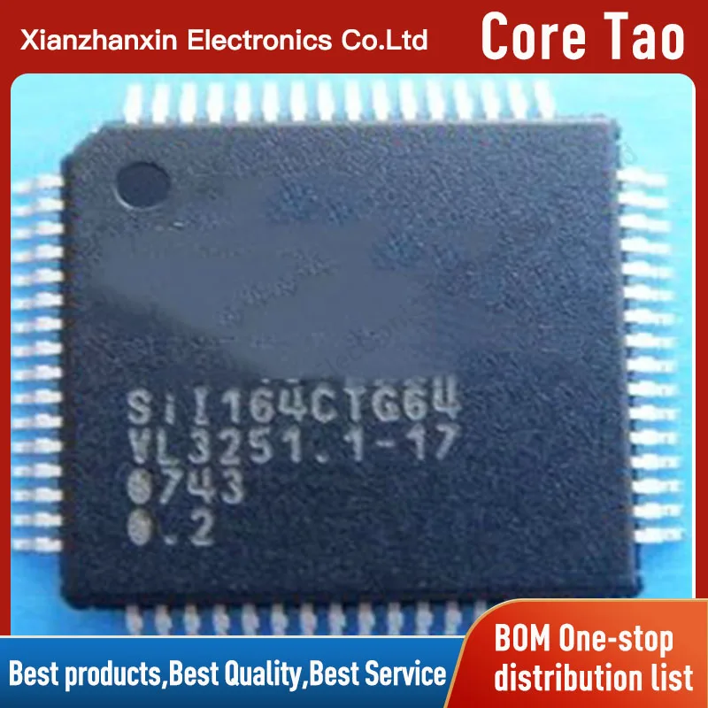 

Микроконтроллер SII164CTG64 SIL164CTG64 SI1164CTG64 QFP64