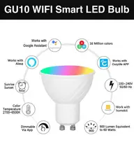 

WIFI LED Graffiti Smart Bulb Dimmable RGB+CW+WW Smart Life Application Google Home Voice Control Remote Control LED Bulb
