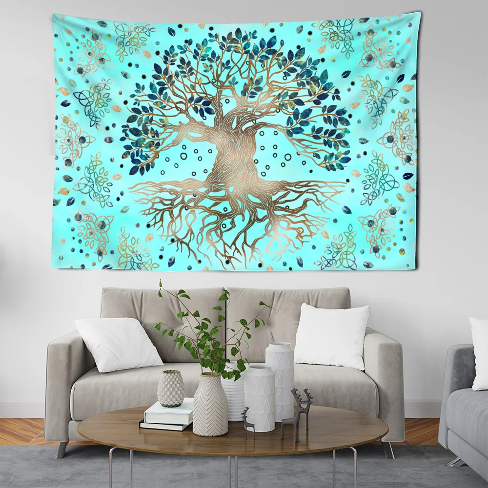 

Big Tree Creative Imagination Pattern Tapestry Branches And Roots Bedroom Bathroom Wall Decoration Home Textiles Decor Room
