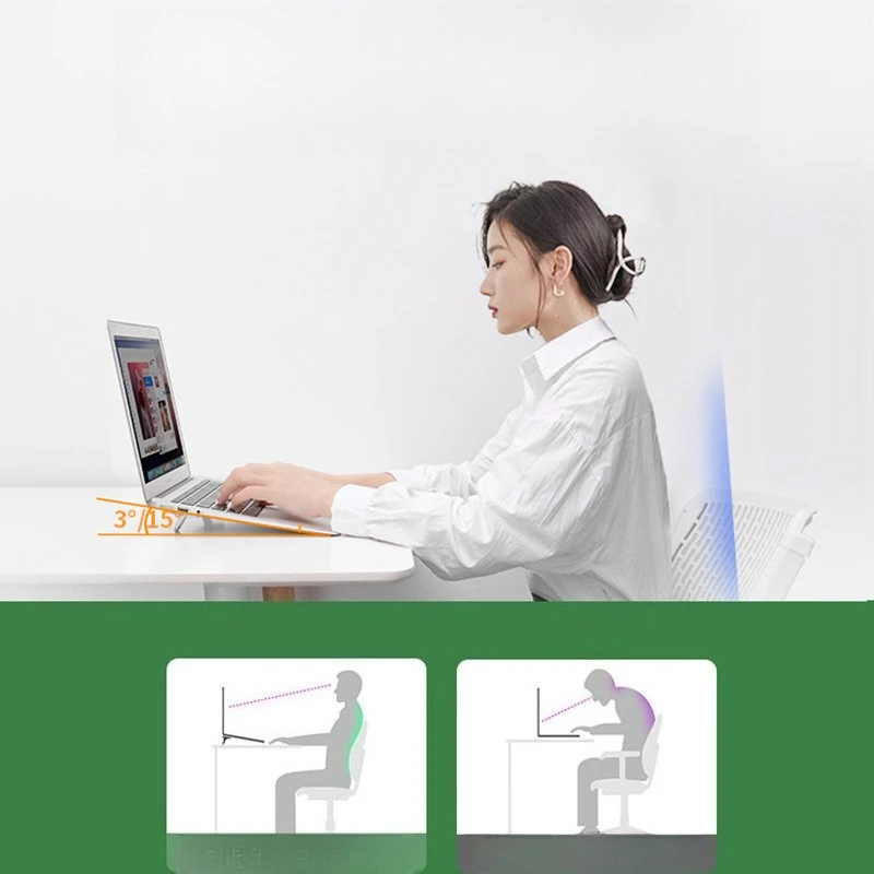 노트북 홀더 보이지 않는 접착식 브래킷 접이식 보관 휴대용 높이 조절 랙 키보드 받침대 지지대