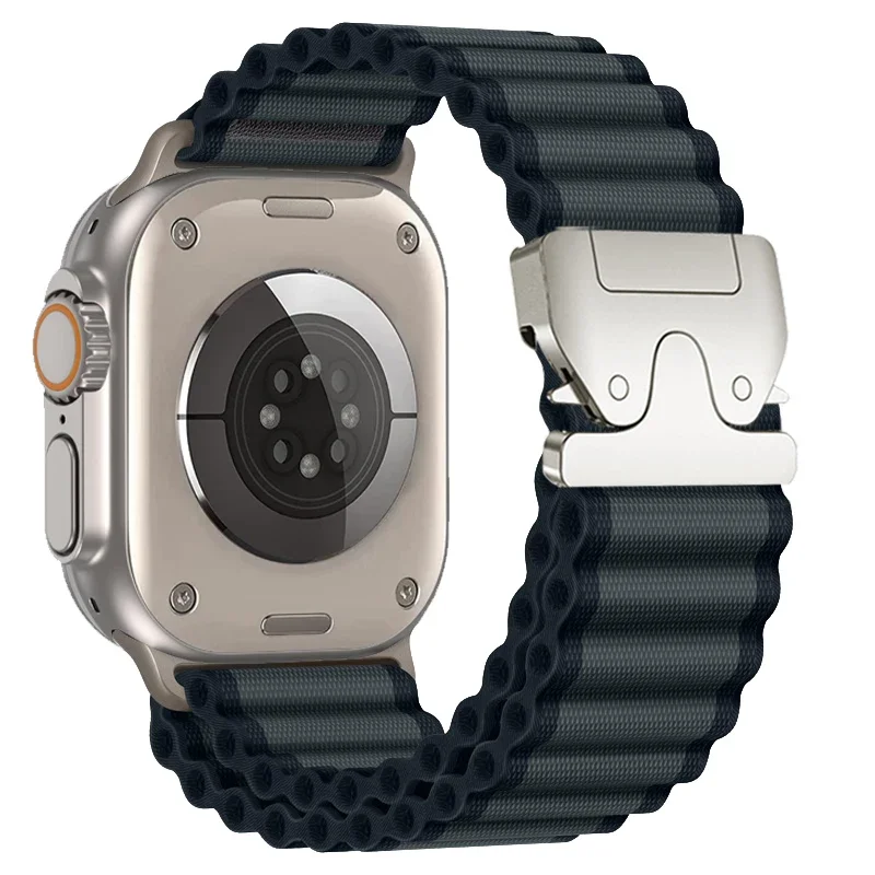 ตัวเลือกสินค้า สายนาฬิกาไนลอนยืดหยุ่น สำหรับ Apple Watch ทุกรุ่น
