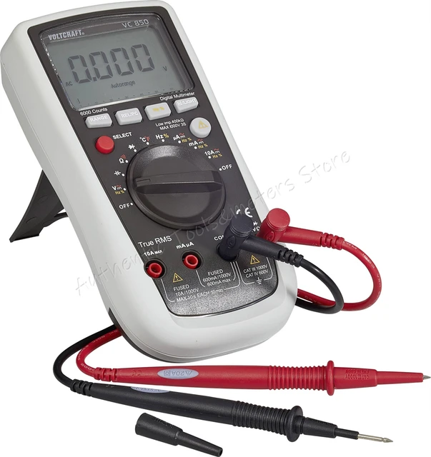 VOLTCRAFT VC850 Handheld multimeter Digital CAT III 1000 V, CAT IV 600 V  Display (counts): 6000