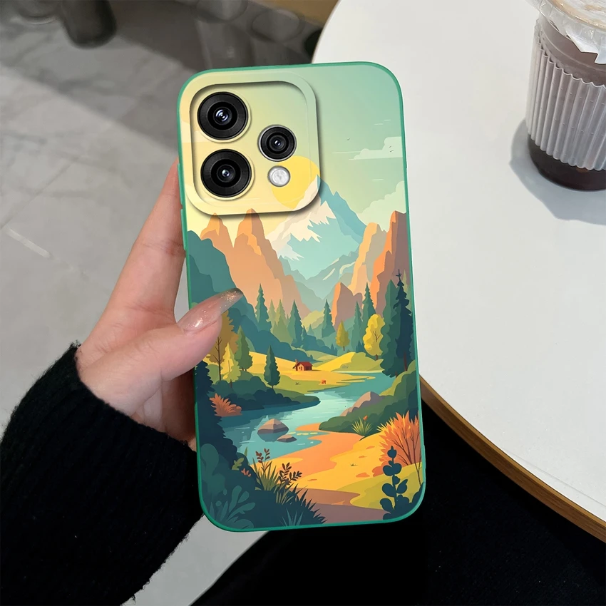 Elegant Floral Soft Silicone Lightweight Case