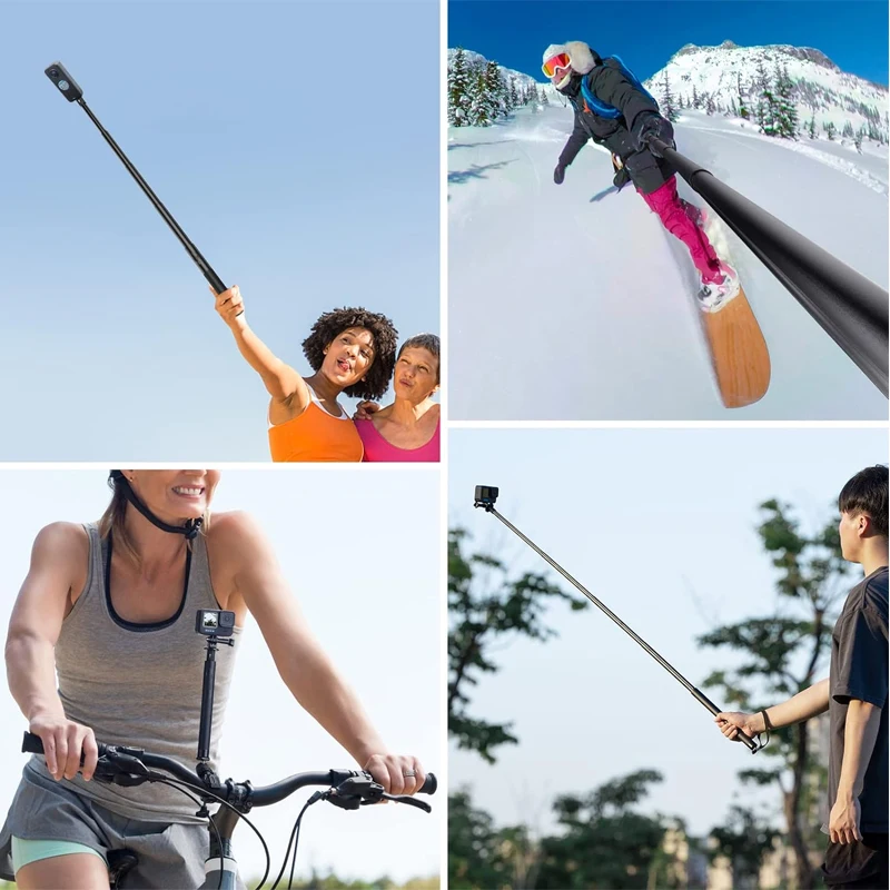 X5/X4/X3/X2 Handheld Selfie Stick Tripod Bullet Time Bundle For Insta360 X5 X4 X3 One X2 One RS Action Camera Accessories