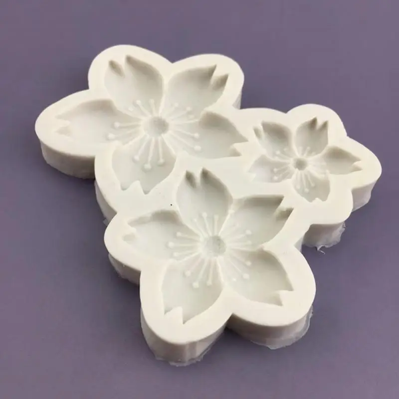 Craft Cupcake Bloom 3D Rose Flower Fondant Silicone Mold Baking Cake Cookies Form Jelly Candy Chocolate Soap Sugar