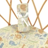 HappyFlute 100% Cotton Baby Muslin Swaddle Animal Print Baby Blanket Baby Wrap 120*110CM 2
