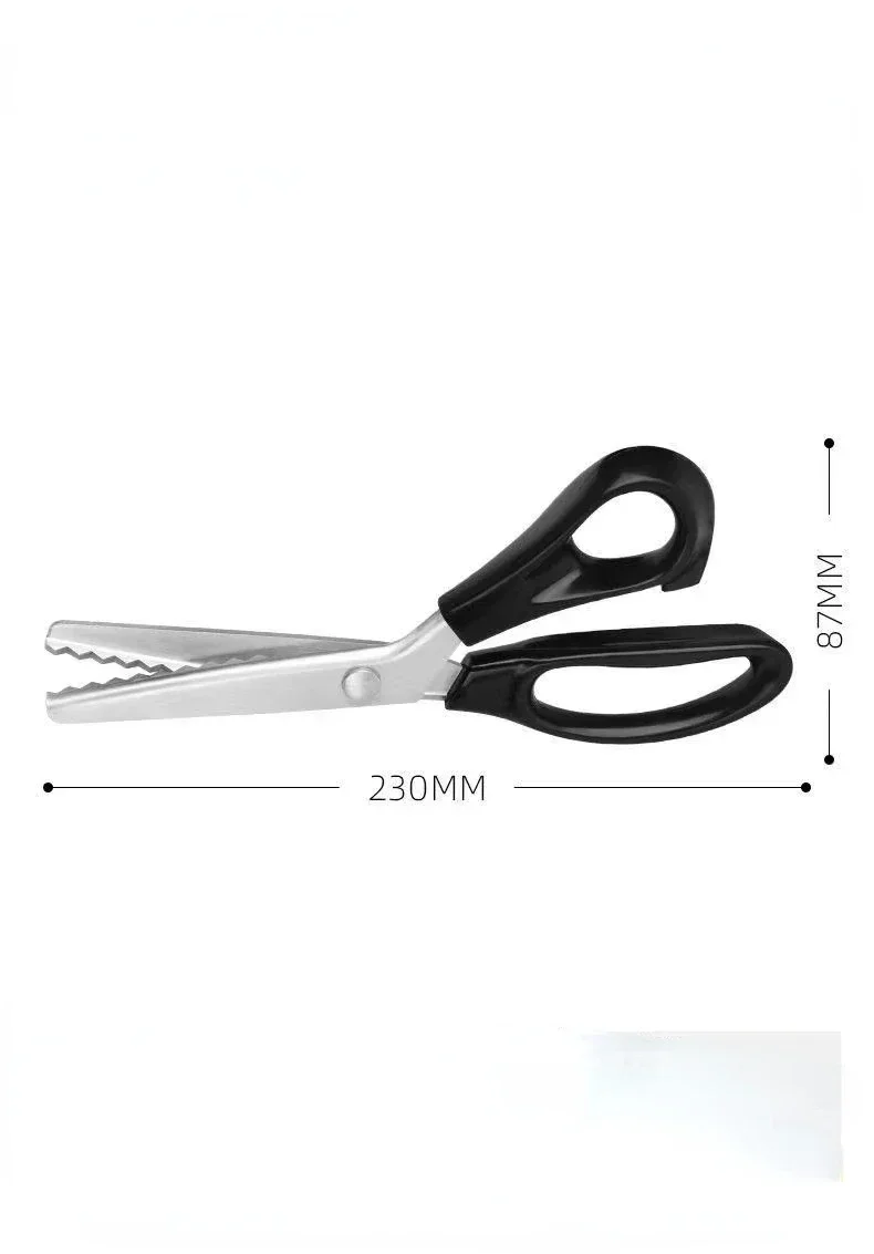 Zig Zag Sewing Cut Dressmaking Tailor Shear Scissor Leather Handicraft Fabric Upholstery Tool Textile DENIM DIY 6