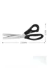 Zig Zag Sewing Cut Dressmaking Tailor Shear Scissor Leather Handicraft Fabric Upholstery Tool Textile DENIM DIY 6