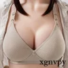 Xgnvpy Plus Size Bras Push Up Underwear Seamless Wireless Soft Large Brassiere 100 B C Sexy Gathered Bralette Female 2
