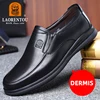 LAORENTOU genuine leather breathable casual leather shoes with soft soles, versatile dad leather shoes 1