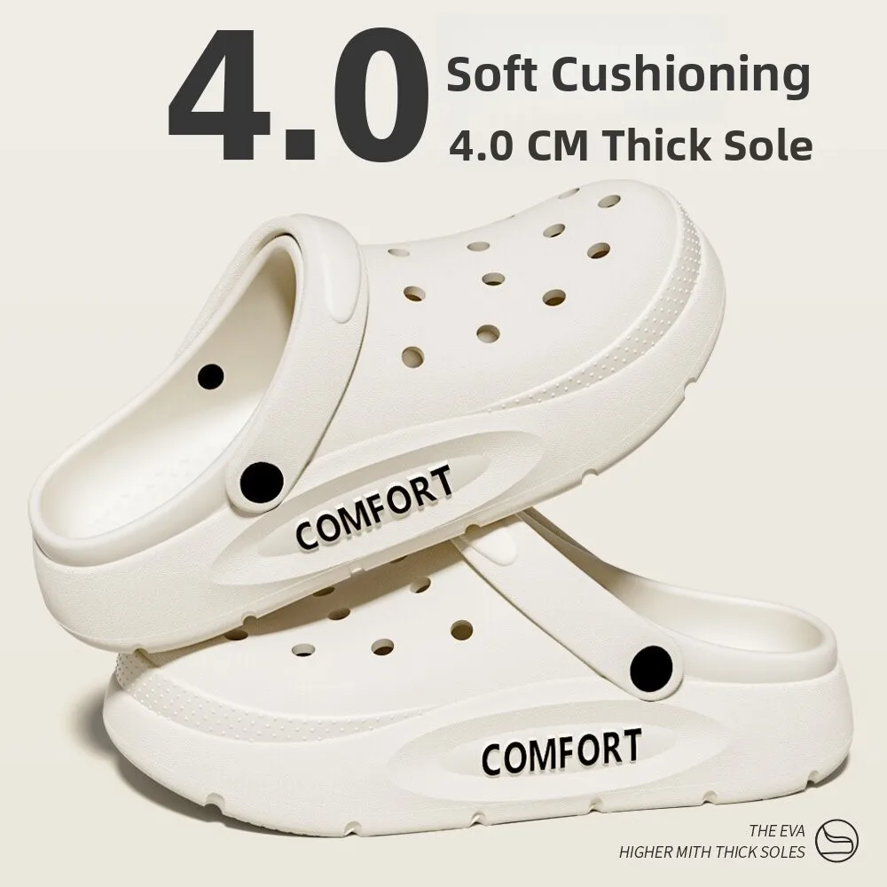 888 Clogs   White