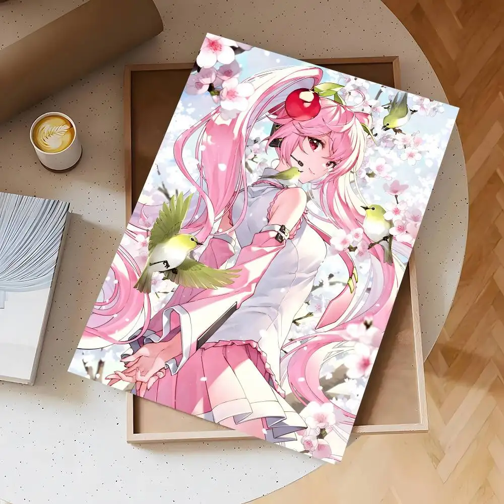 Anime H-Hatsune M-Miku Poster, selbstklebendes Wandbild, Kunst, wasserfester Aufkleber für Bar, Raumdekoration, hochwertiger Druck, Geschenk – Detail 6