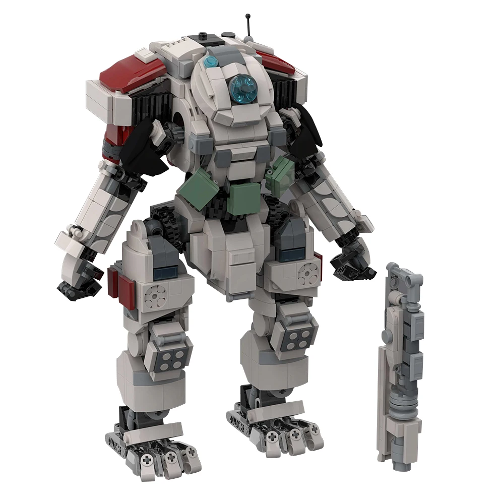 Moc-74288 High-Tech Titanfall 2 Scorch Titan E Ion-Class Titan Machine Mecha Robot Bricks Toys For Children Regali Di Compleanno