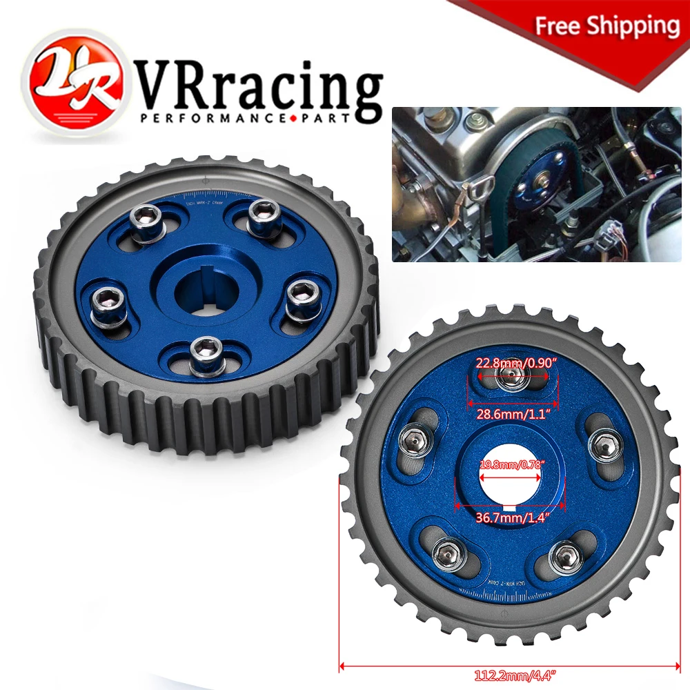 FOR HONDA SOHC D15/D16 D-SERIES ENGINE Adjustable Cam Gear Alloy Timing Gear CAM PULLEY PULLYS GEAR 1PCS