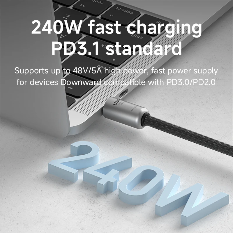 USB4 Keychain C-to-C Cable 2