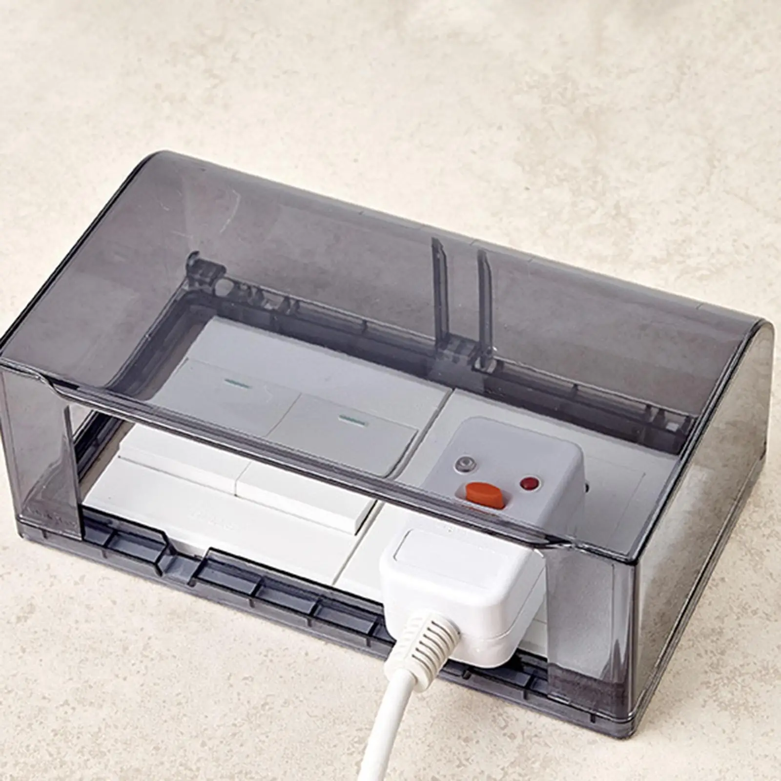 Scatola Antifurto Per Prese Elettriche Esterne - Copertura Antipioggia E Sicurezza, Acciaio Inox