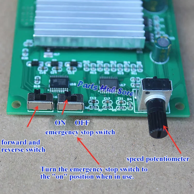 DC 6V-20V Multifunction BLDC Motor Driver PWM Speed Controller Start / Stop CW / CCW Module Board High Power for Brushless Motor
