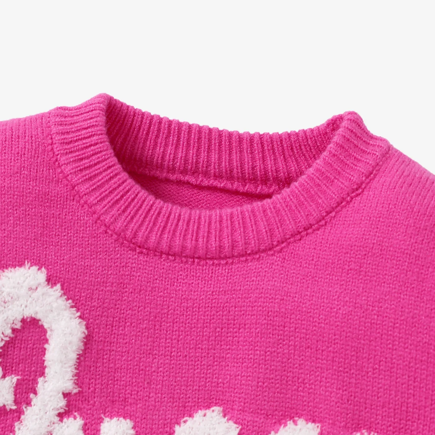 Kids Sweater Letter Pattern For Outings And Daily Wear
