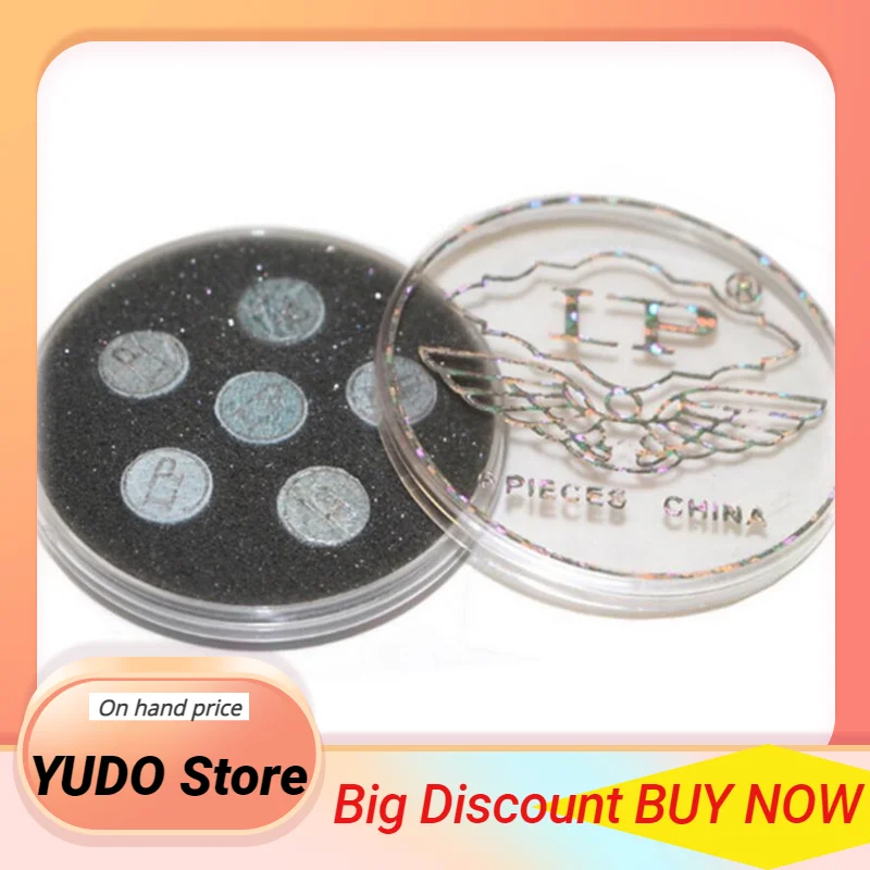 신제품 LP 암소 가죽 스누커 큐 팁, 10mm, S M, H, 3 세대 전문 스누커 팁, 당구 액세서리