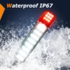 2x LED أبيض أحمر باب المجاملة ضوء ل تشيفي سيلفرادو 1500 2500 3500 97-20 هامر H2 03-09 جي إم سي يوكون 95-06 15021517 15021518