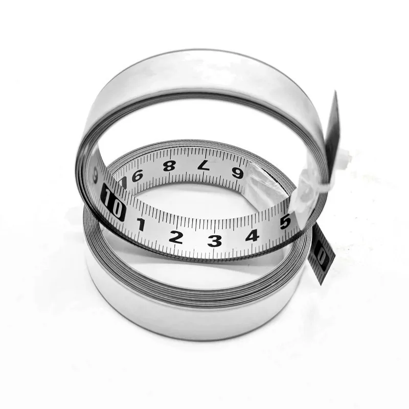 Durable Self-Adhesive Stainless Steel Metric Tape Measure Ruler