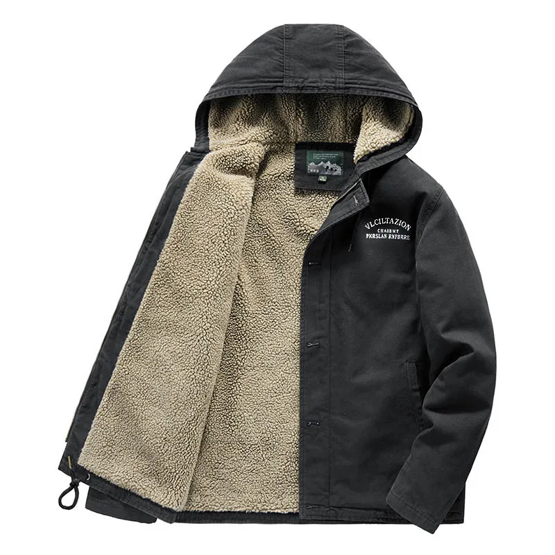 Jackets for a Boy Motorcycle Jacket Winter Men Parkas Camping Climbing Clothes Men's Coat Man Clothing Luxury Hooded Work Wear