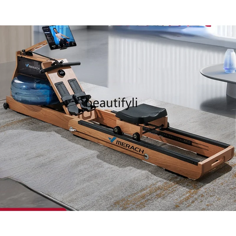 

Super Burning Fat Smart Water Magnetic Double Resistance Rowing Machine Home Gym Foldable Fitness Equipment Rowing Machine