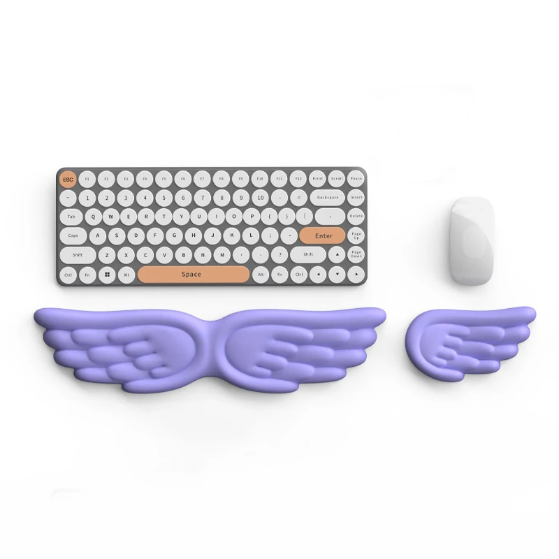 wzgae Mechanical Keyboard, Mouse, Wrist Rest, Computer Keyboard, Laptop, Angel Wing, Memory Foam, Mouse Pad Wrist Support 14 S92fdb92c20634db0b2ea4f2624f9443fI