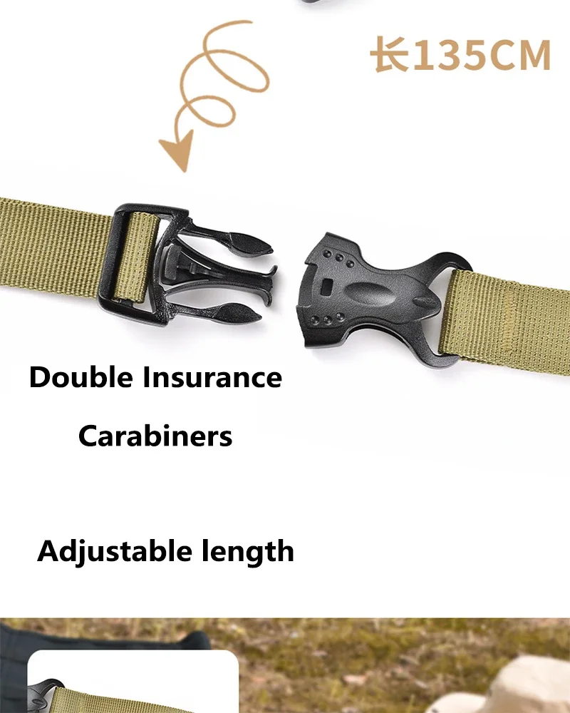 Description Picture 3 of item1PC Outdoor Gear Luggage Straps Buckle Type Rucksack Straps Tent Accessories Abrasion Resistant Strap Rope Fixing Ties