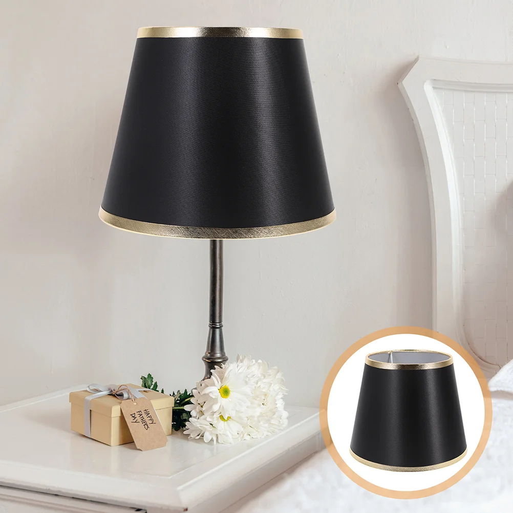 

Round Desk Lamp Fabric Lampshade Shades for Floor Vintage Decor Light Shell Decorative Replacement