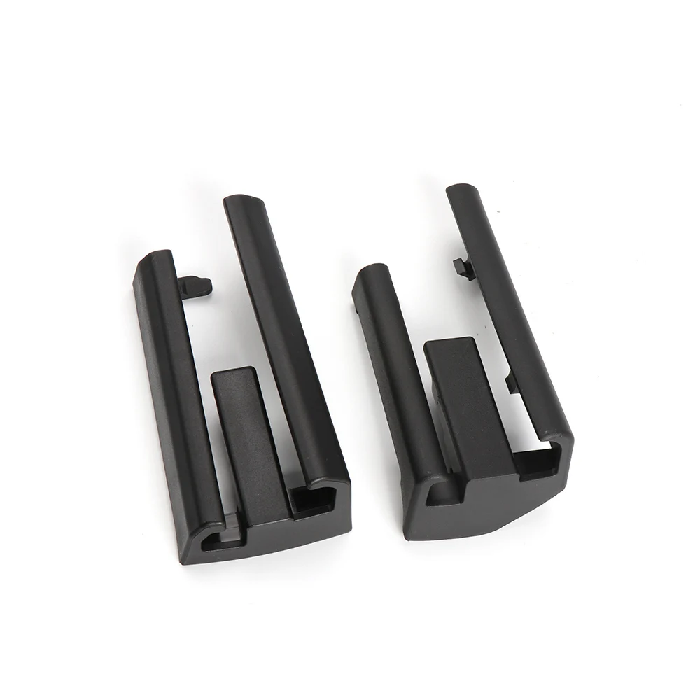 F10 블랙 ABS 카시트 레일 트림 커버 슬라이딩 트랙 보닛 BMW GT F07 F02 5 7 시리즈 전면 후면 왼쪽 오른쪽