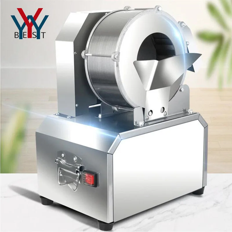 

Stainless steel multifunctional potato slicing and shredding machine commercial full-automatic electric potato radish slicing an