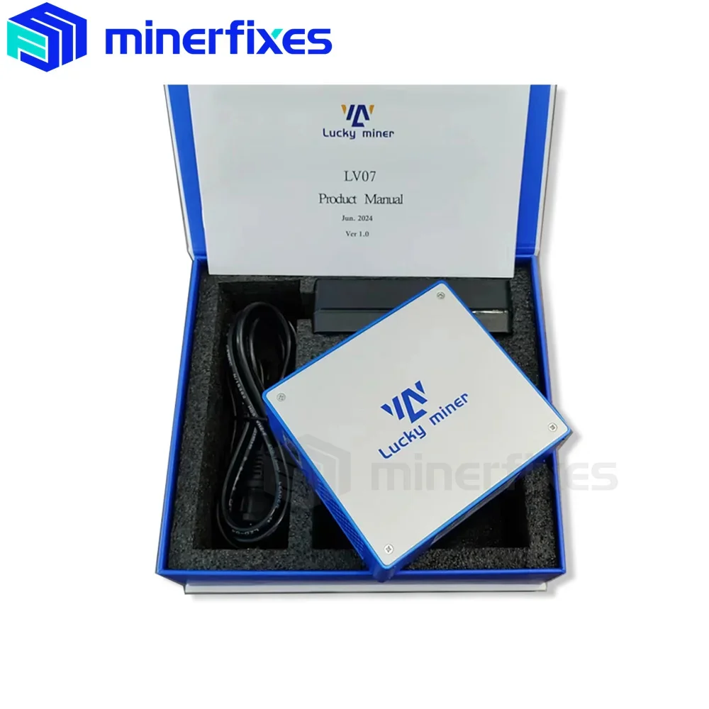 Minero Bitcoin Silencioso Minero Bitcoin Lucky Miner LV07 1 TH/s, Consumo  30W, WiFi, SHA-256, Incluye Fuente Europea - Minería BTC, BCH, DGB Minería  Bitcoin En Hogar