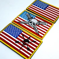 TSNK Embroidery Patch Tactical Badge Large Size"American FLAG" Series Armlet 2