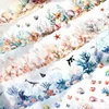 1Roll 2M Tape Ancient Forest Ocean Adventure PET Wind Conch Handbook Creative Landscaping Adhesives Scrapbook 45mm*2m 2